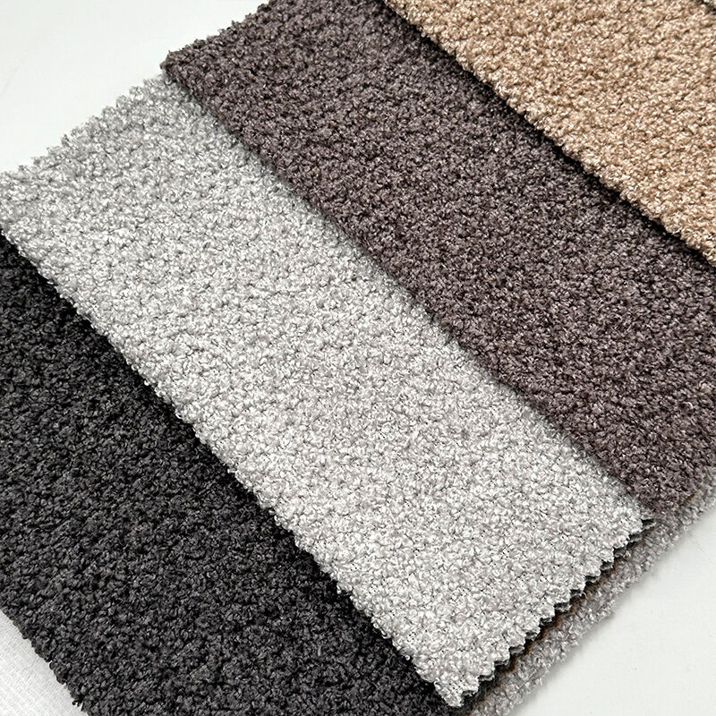 Wejoy New Design 430GSM Thick Ant Fabric Teddy Velvet Fabric for Sofa Fabric Upholstery