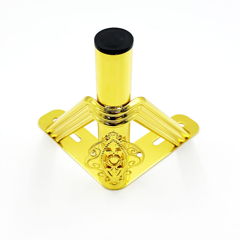 Wejoy Hardware Accessories 15cm Height European Style Gold Metal Legs for Furniture