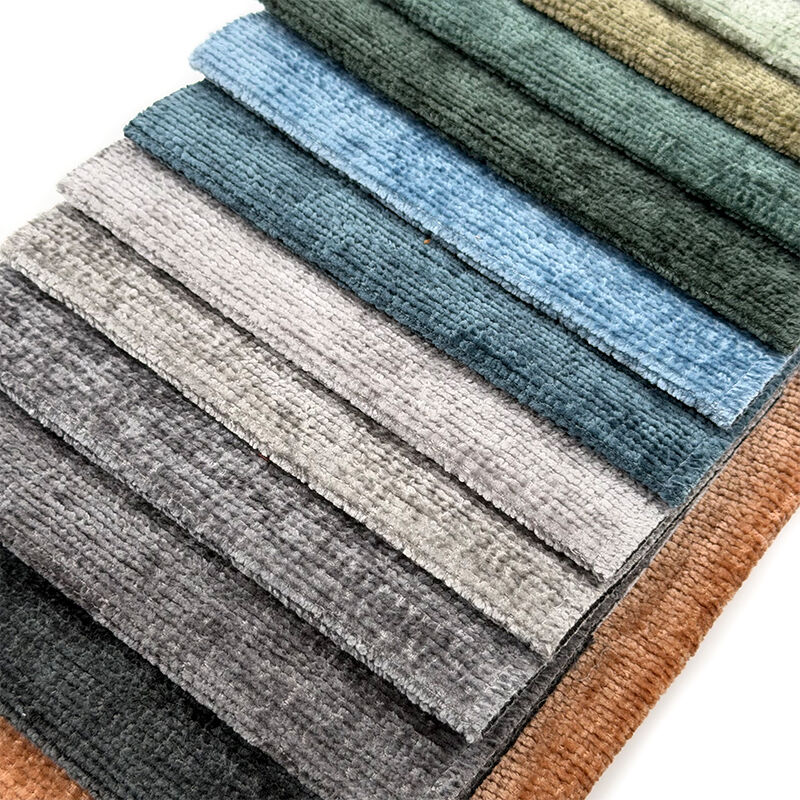 Wejoy Meistverkaufter Veloursstoff aus 100 % Polyester, 380 g/m², Chenille-Stoff für Möbel, dekorative Polsterstoffe, Sofa-Material