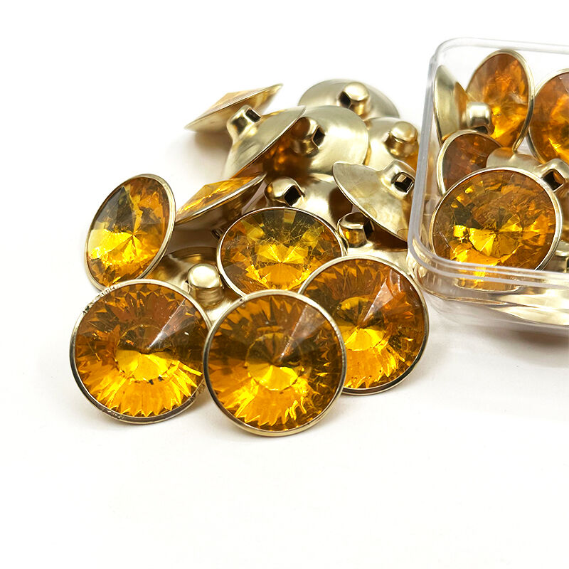 Wejoy: Glänzender, mehrfarbiger runder Satelliten-Kristallknopf mit 20 mm oder 25 mm Durchmesser für Möbel