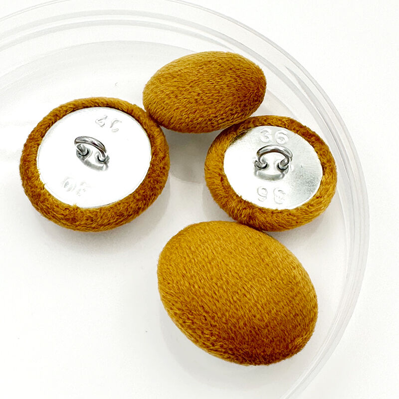 Wejoy - Copertura per bottoni in velluto di alta qualità per cucito a mano fai-da-te, abbigliamento femminile e bottoni decorativi per tappezzeria morbida