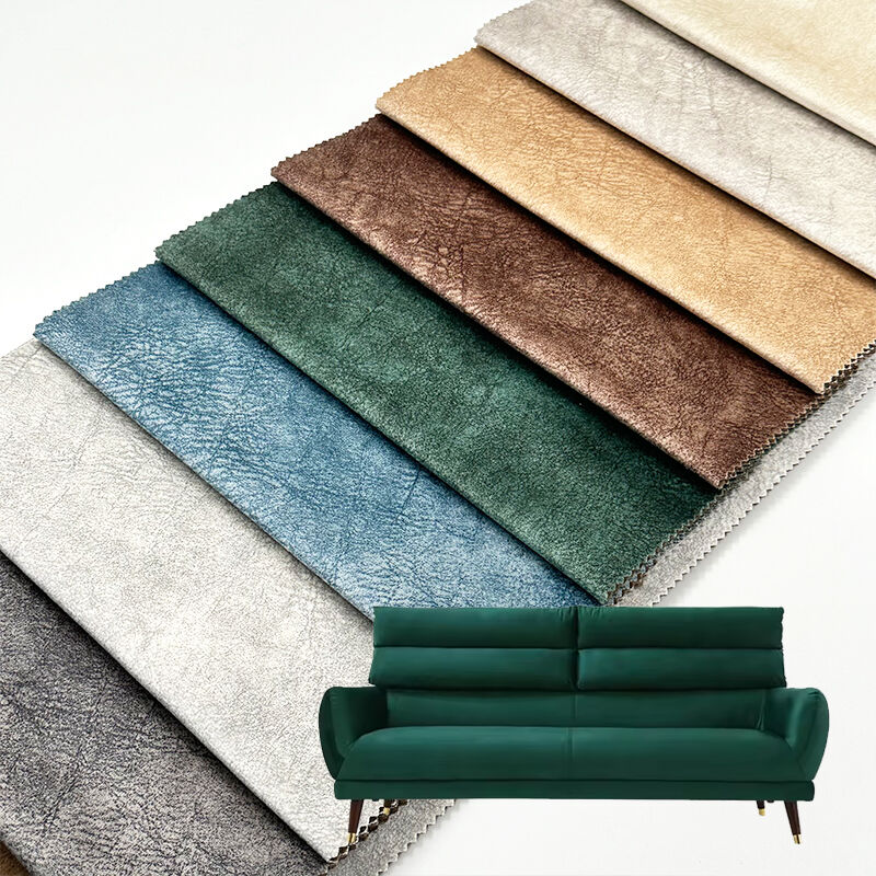 Wejoy Quality 380gsm Texture Printed Velvet Fabrics for Furniture Upholstery