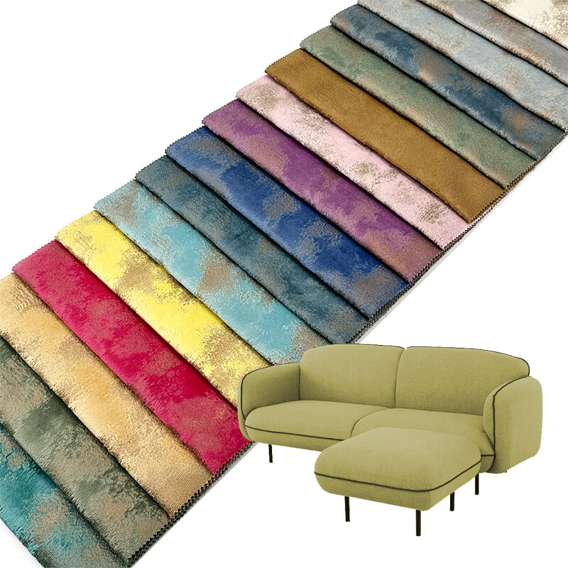 Wejoy Cheap Price 100% Polyester Holland Velvet Fabric Bronzed Velvet Fabric for Sofa and Bed