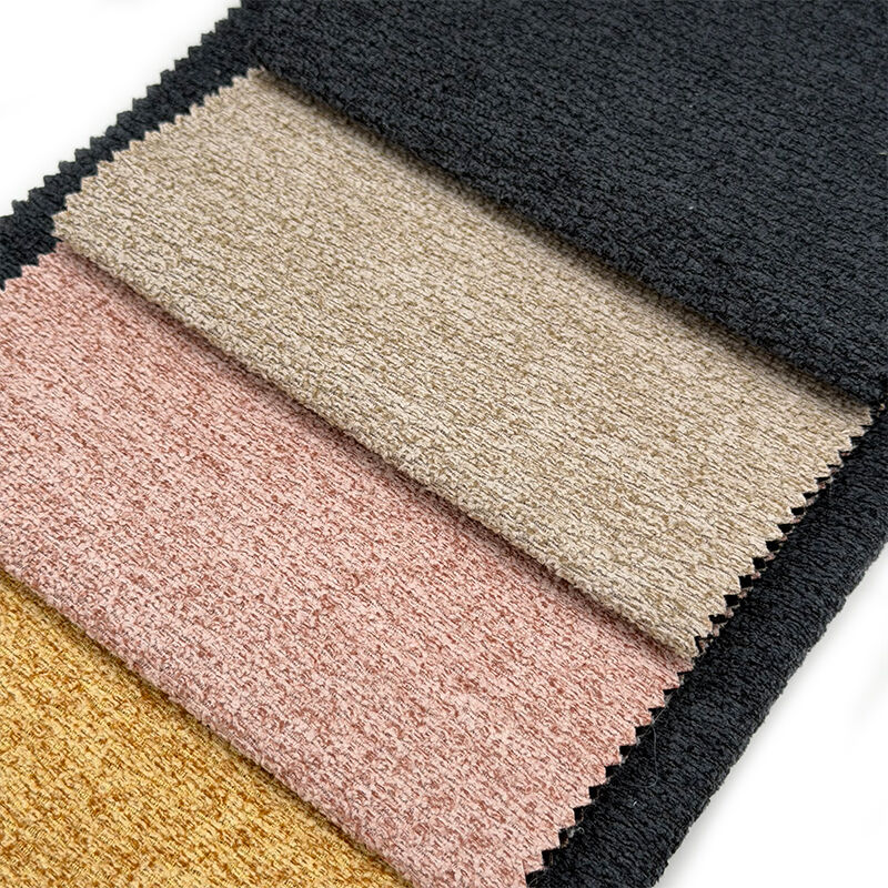 Wejoy Nuovo Arrivo 330 g, Tessuto per Rivestimento per Mobili da Salotto in Poliestere al 100%, con Motivo a Squame di Pesce Bicolore e Trama Tessuta