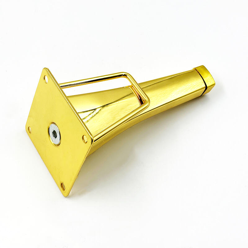 Wejoy arany színű csúszásgátló fémbútorláb-kiegészítők, asztallábak, szekrénylábak, kanapélábak