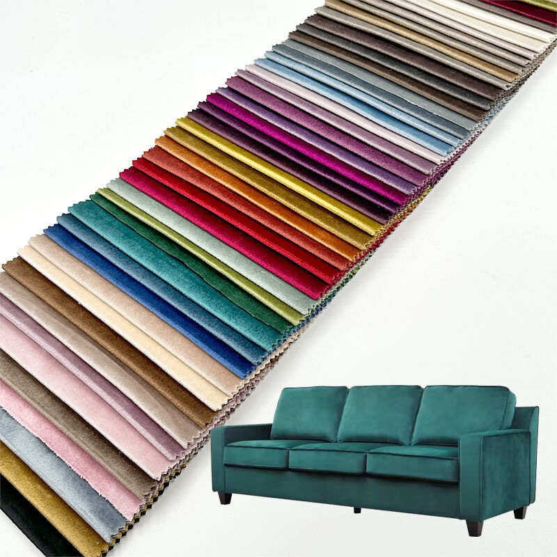Wejoy New Design Home Textile Ice Velvet Italian Sofa Fabric 100% Polyester Velour Fabrics