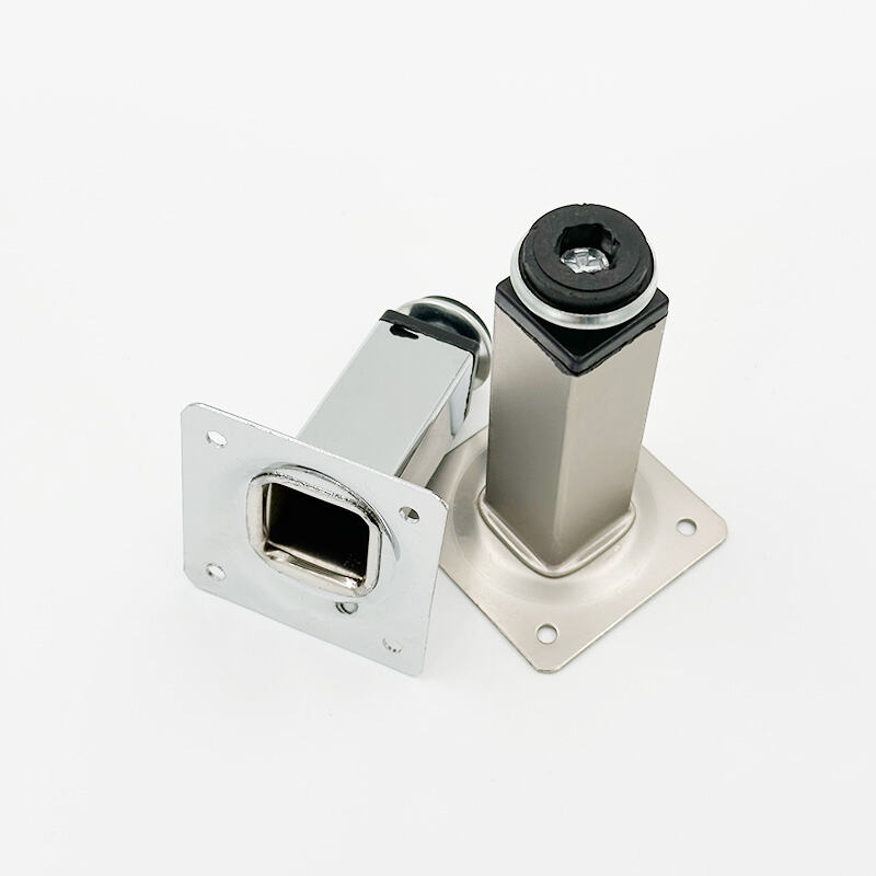 Wejoy Home Furniture Metal Pipe Furniture Legs Adjustable Height Bed Base Foot Chrome Table Leg Cabinet Sofa Leg