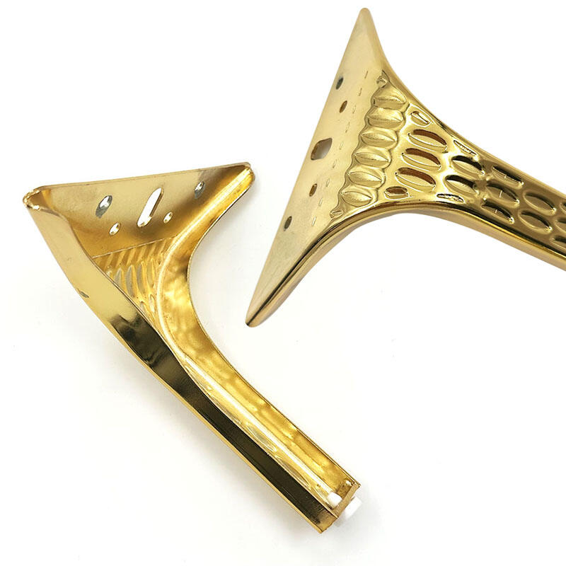 Wejoy New Pattern Luxury 15cm Height Gold Metal Leg for Furniture Sofa