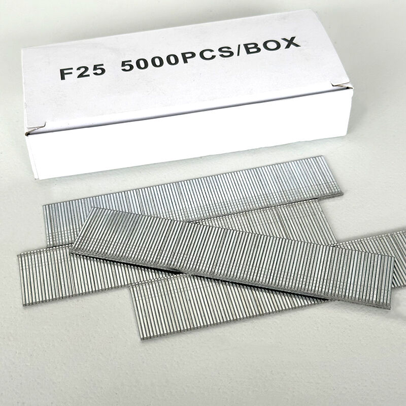 Wejoy F Series Stainless Steel 304 Brad Nails F15 F20 F25 F30 Pneumatic Straight Nail Chain Riveting Gun Nail for Furniture Woodworking Finish Nailer