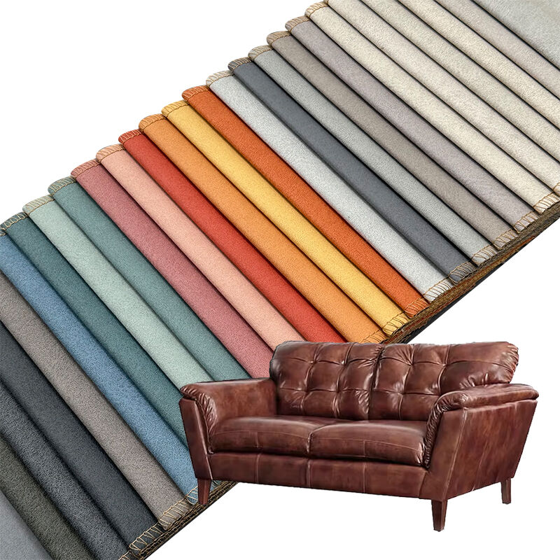 Wejoy Polyester Printed Technology Fabric Synthetic Leather Fabric for Sofa