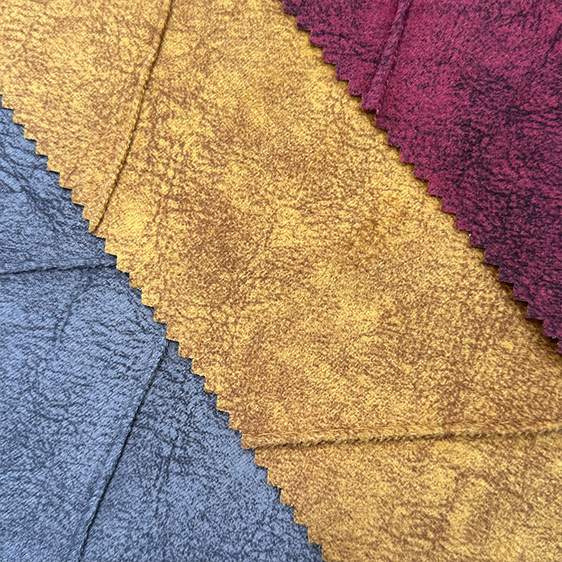 Wejoy New fashion Stitching embossed holland velvet sofa fabric