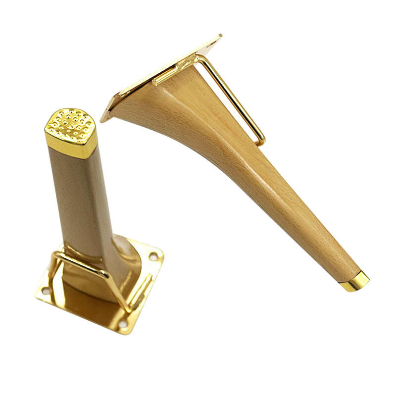 Wejoy Modern Wooden Like Golden 20cm Height Metal Leg for Sofa Table