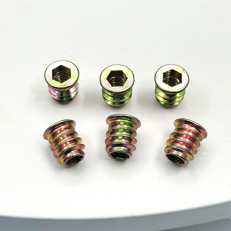 Wejoy Colored Zinc M6* 13mm Internal External Teeth Injection Countersunk Hex Nut