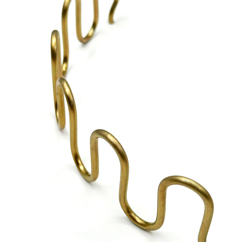 Wejoy, ressort hélicoïdal pour canapé, couleur or, 4 kg par rouleau, accessoires de quincaillerie pour canapé, rouleau de ressort zigzag robuste pour l’ameublement et la sellerie, vente en gros