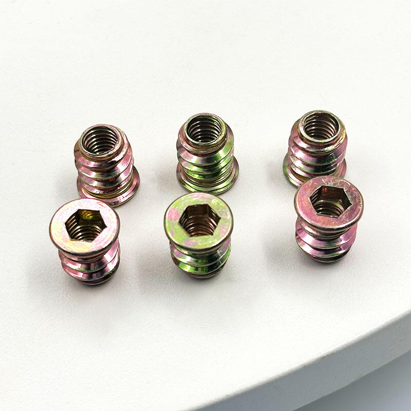 Wejoy Colored Zinc M6* 13mm Internal External Teeth Injection Countersunk Hex Nut