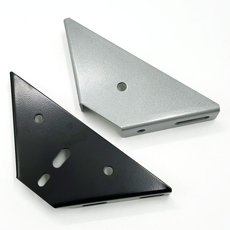 Wejoy Square Corner Bracket Right Angle Brace Heavy Duty Corner Fastener for Bed Frame Furniture Cabinet Assembly Hardware Fitting