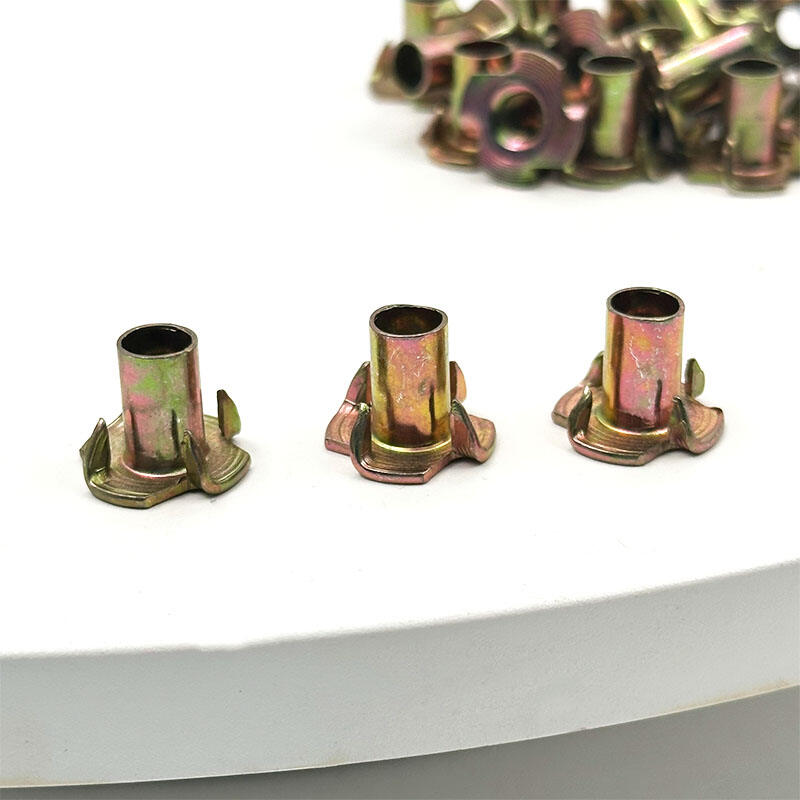 Wejoy Hardware Accessories M6*14MM Cold Heading Half Tooth Four Jaw Nut