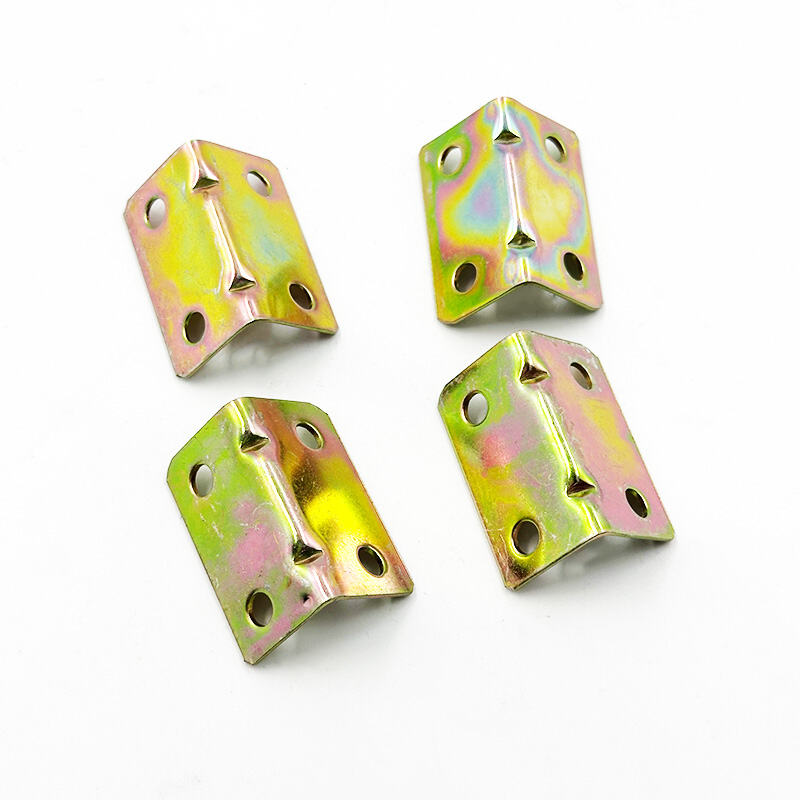 Wejoy - Accessoires métalliques pour meubles, connecteur de meubles en métal, charnières et supports métalliques, charnière robuste zinguée pour cadre de canapé, plaque d’assemblage pour meubles, supports métalliques colorés, vente en gros d’accessoires de connexion pour canapés