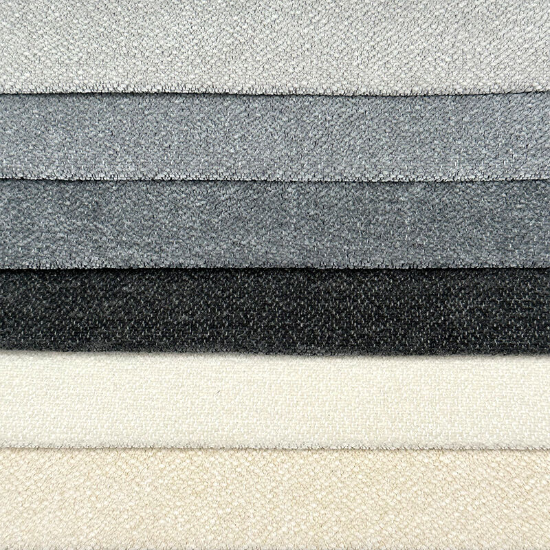 Wejoy 400gsm 100% Polyester Yarn Dyed Plain Color Chenille Fabric for Hometextile