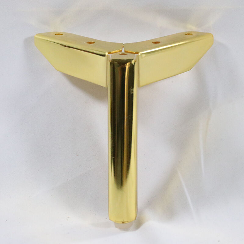 Wejoy висококвалитетни луксузни триаголни нозе за софа од хромиран и златен метал, прибор за софа, фурнитура за мебел