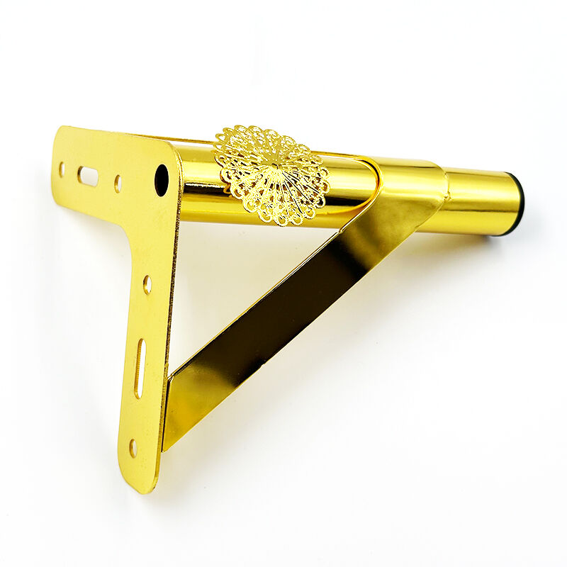 Wejoy Wholesale Furniture Parts Luxury Flower Pattern 15cm Height Sofa Legs Coffee Table Legs