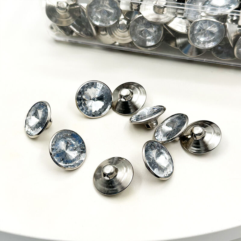 Wejoy Großhandels-Möbelzubehör: Dekorative Kristallknöpfe mit 18 mm, 20 mm, 22 mm und 25 mm Durchmesser für Polsterarbeiten