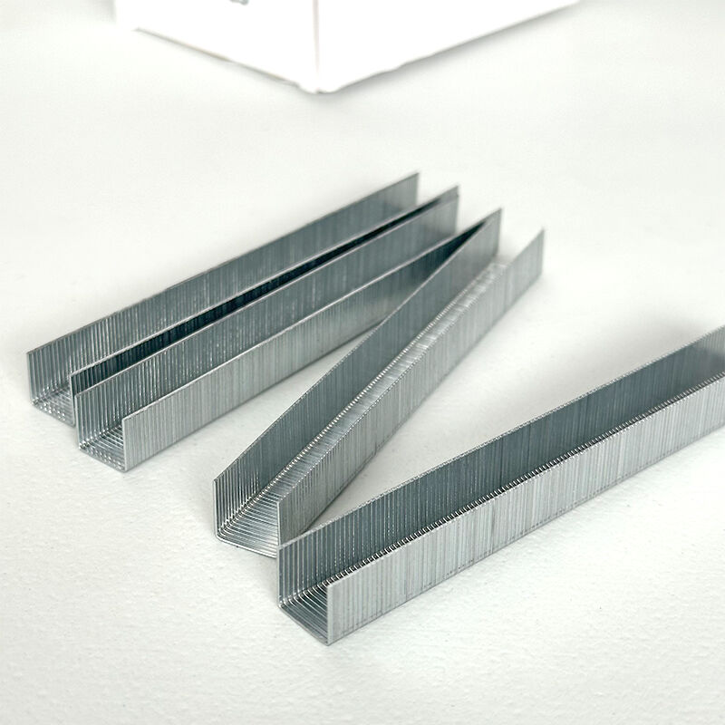 Wejoy  8012 Staple 12mm Leg Length Upholstery Staples Fine Wire Crown Staple Pneumatic Staple for Sofa Furniture Wood Frame Hardware Fastener U Shaped Nail Door Nail