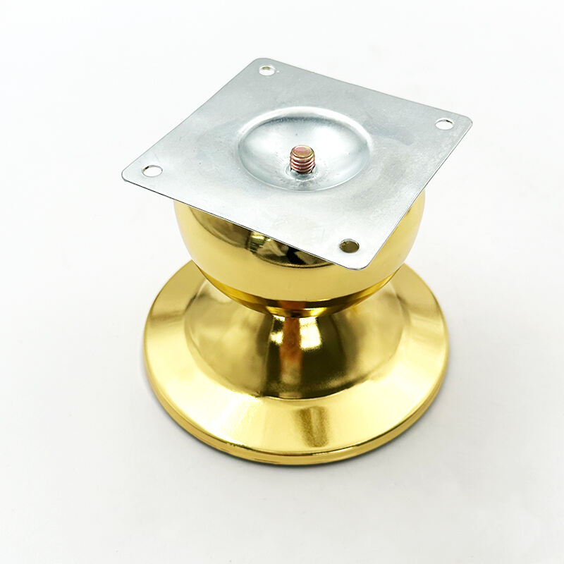 Wejoy 9cm Height Vinyl Lantern Shape Metal Legs for Desk Cabinet Support