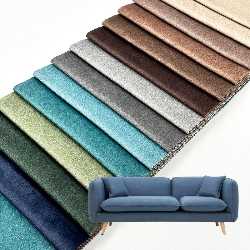 Wejoy Latest 380gsm Holland Velvet Fabrics Printed Sofa Fabrics for Furniture