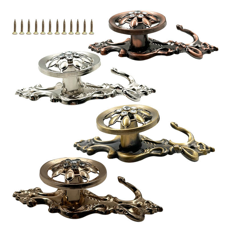 Wejoy Wholesale Alloy Six Diamond Hook Curtain Accessories Hook for Suspension Curtain