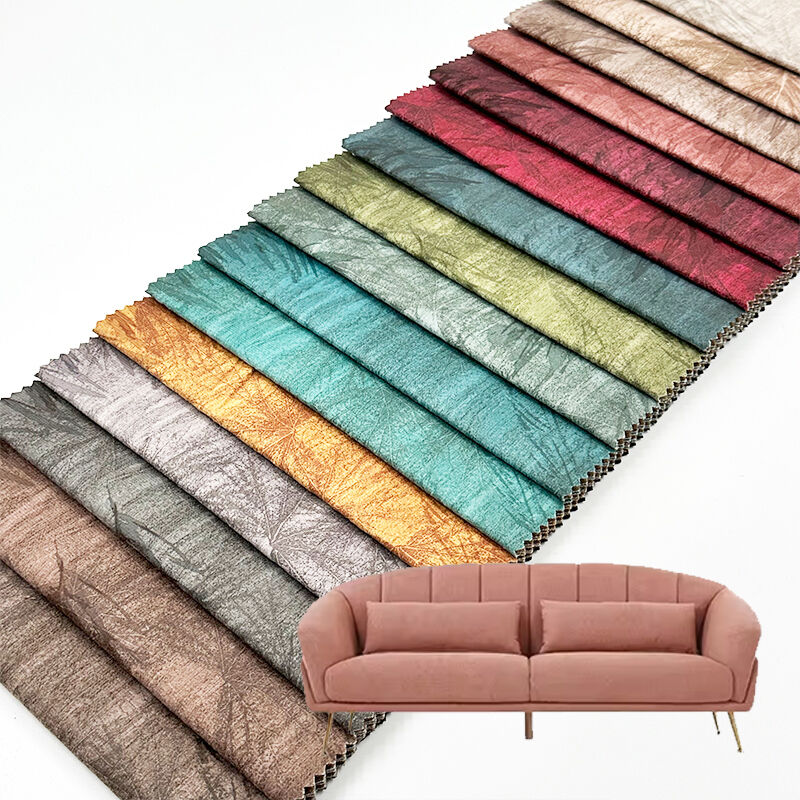 Wejoy Home Textile Velvet Sofa Fabric Upholstery Using New Designs Tc Backing Print Velvet Sofa Fabric