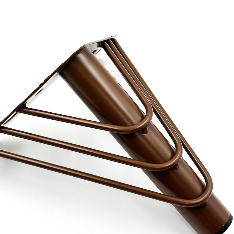 Wejoy 10cm 12cm 15cm Height Brown Color Metal Iron Furniture Legs for Sofa