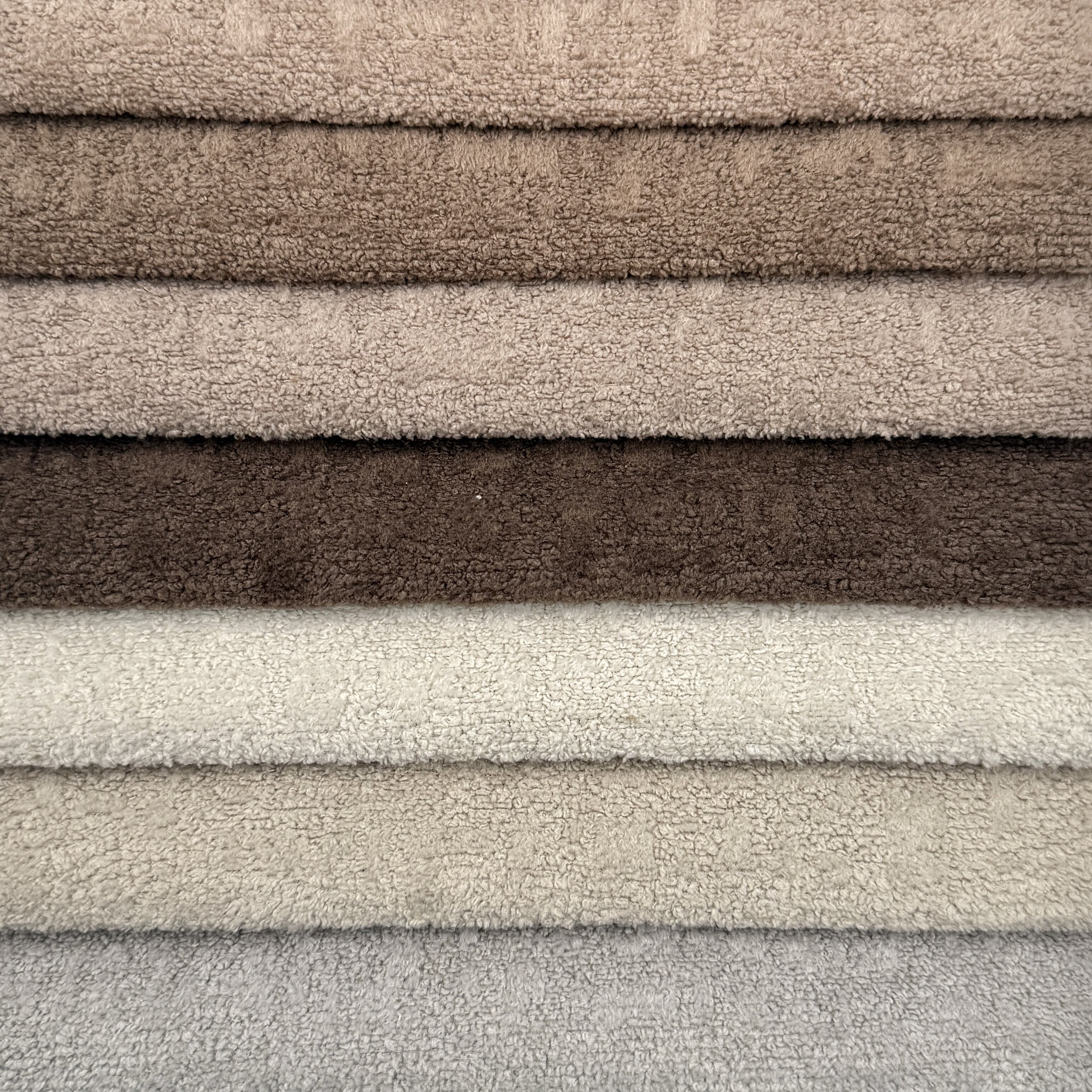 نسيج أثاث بوكلي على شكل منشفة لديكور المنزل من علامة وي جوي، نسيج بوليستر مخملي للأرائك، نسيج منزلي بوكلي