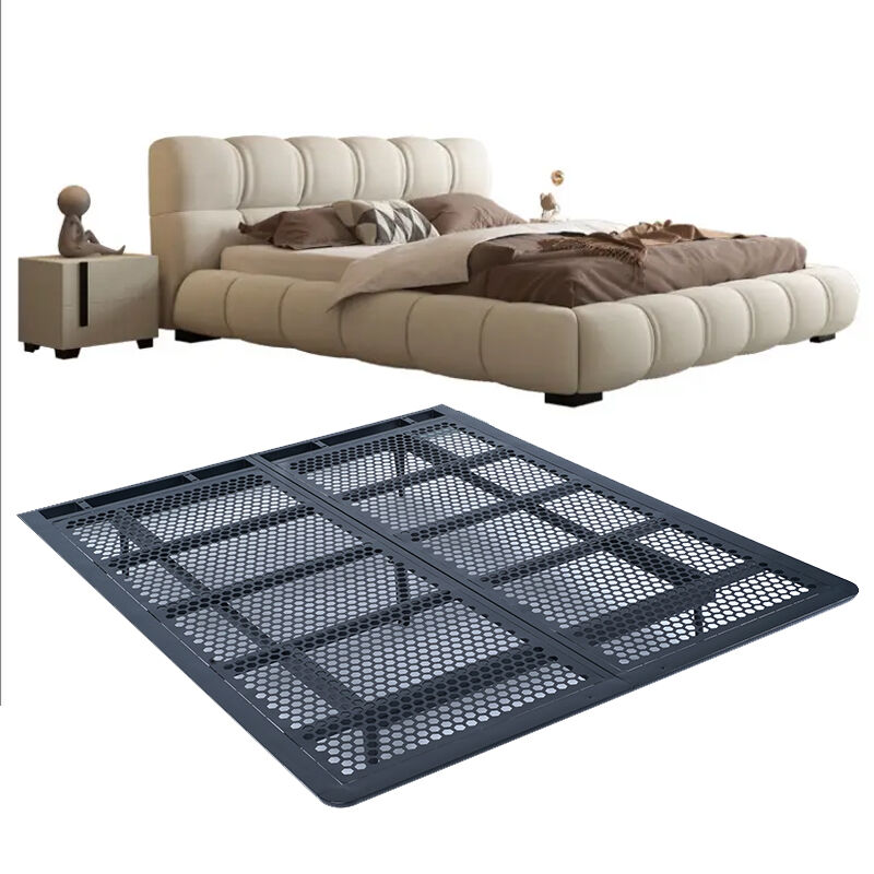 Wejoy Antirust 1200mm 1500mm Width Double Iron Bed Frame Suspended Metal Bed