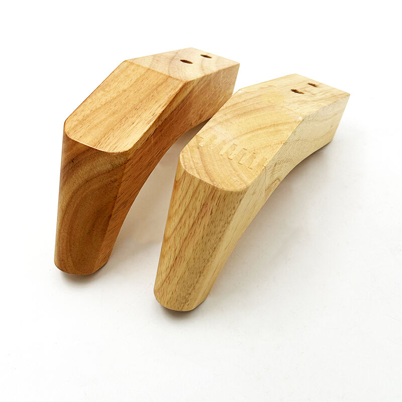 Wejoy Furniture Parts New 12cm Height Solid Wood Legs for Sofa Table