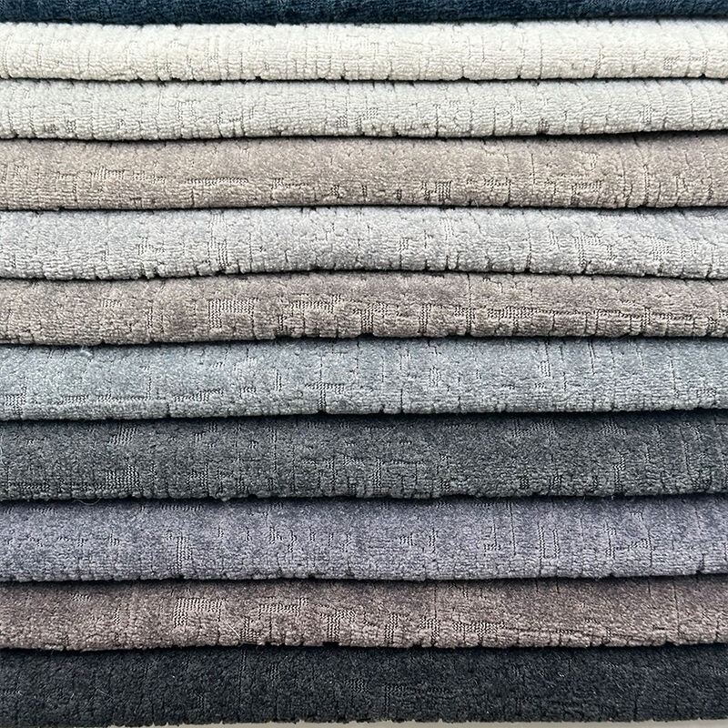 Wejoy Customized Kinds of Pattern Knitted Jacquard Chenille Fabric for Furniture Upholstery