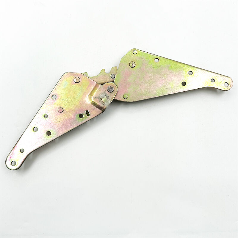 Charnière polyvalente galvanisée, épaisseur 2,0 mm, longueur 300 mm, pour réglage de canapé, mécanisme lourd à trois positions angulaires, quincaillerie pour canapé-lit, charnière pliante pour meubles, destinée au dossier de fauteuil inclinable