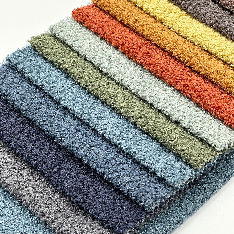 Wejoy Wholesale 400gsm Teddy Velvet Fabrics Upholstery Fabrics