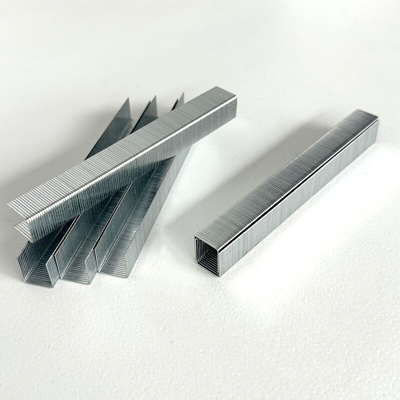 Wejoy 8014 Staple 14mm Leg Length Stainless Steel Code Nail Upholstery Staples Fine Wire Crown Staple Pneumatic Gun Nail Furniture Sofa U Shaped Nail Hardware Fastener