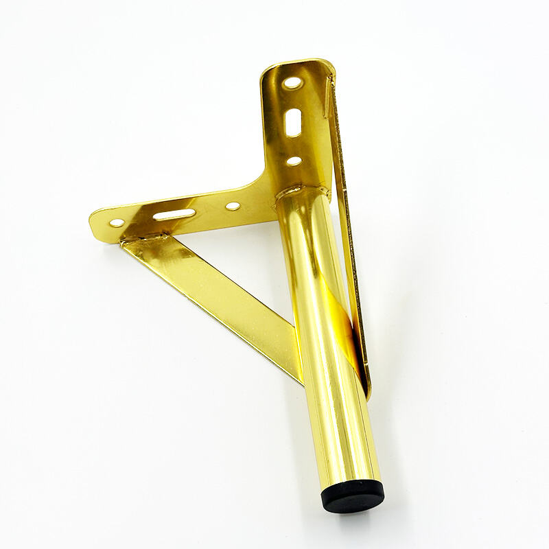 Wejoy Furniture Parts Gold Color 15cm Height Thickened Metal Furniture Legs