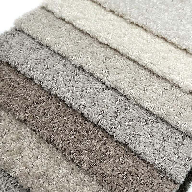 Wejoy Fashion 360GSM Hooked Edge Yarn Fabric Chenille Velvet Fabric for Home Textile