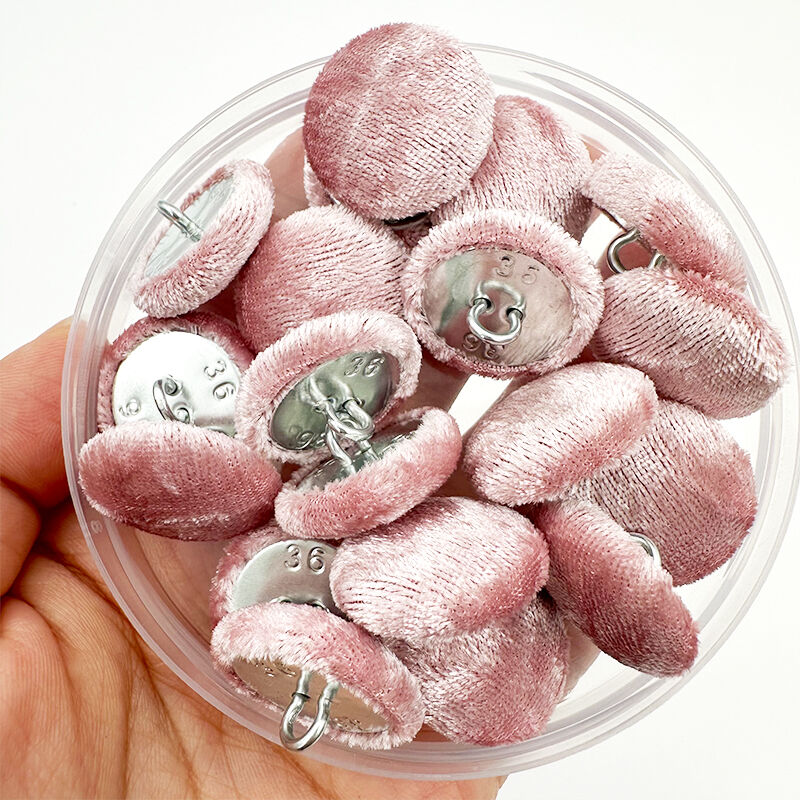 Wejoy #36 20.5mm Metal Furniture Accessories Sofa Button with Fabric Covered