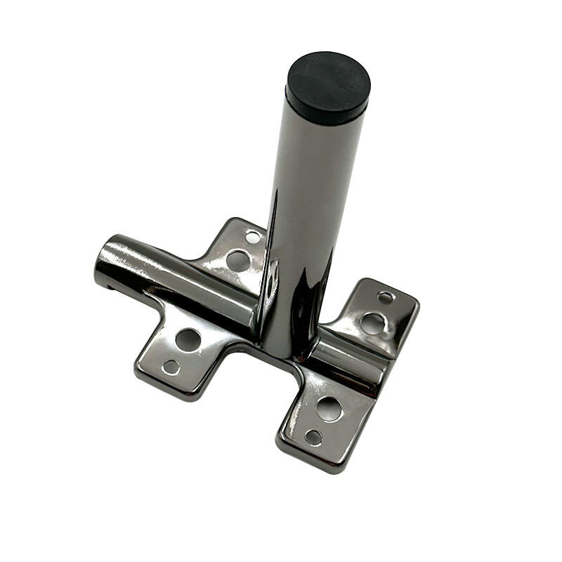 वीजॉय गन-काले सीधे ट्यूब आयरन धातु फर्नीचर पैर, ऑफिस और लिविंग रूम के लिए