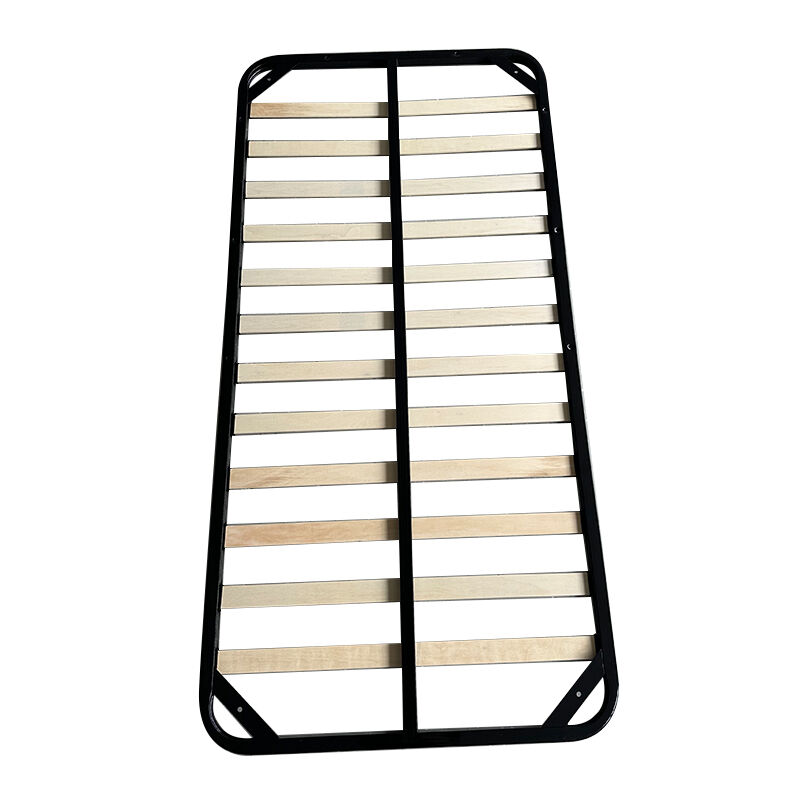 إطار سرير فردي من الفولاذ من علامة وي جوي لأثاث غرف النوم، مع آلية سرير، وسرير منصة معدني متين لتوفير المساحة والتخزين