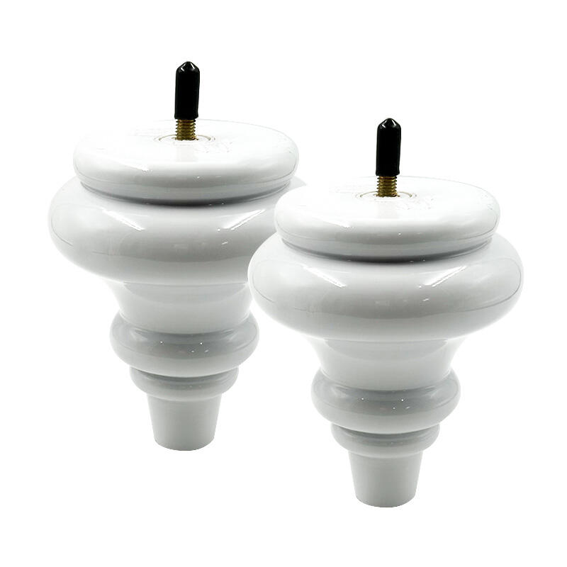  Wejoy Wholesale 13cm Height Gourd Pattern Three Colors Solid Wooden Leg with Screw