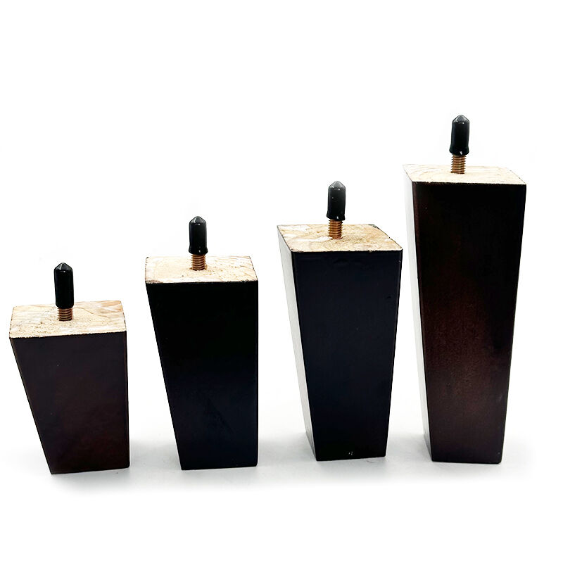 Wejoy Wholesale Furniture Accessories 8cm 10cm 12cm 15cm Height TV Cabinet Legs Wooden Furniture Leg