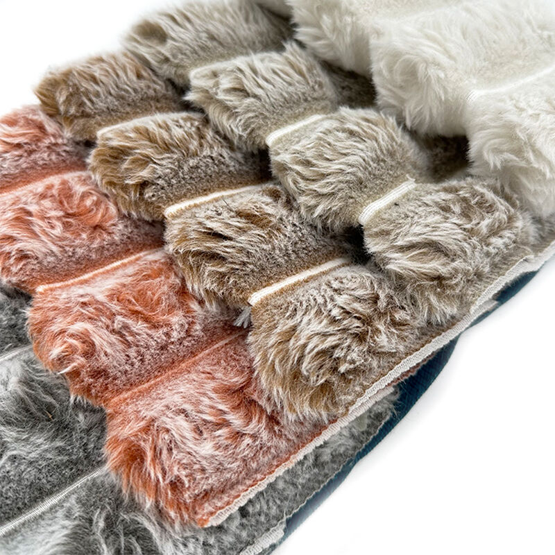 Wejoy Wholesale 100% Polyester Two Tone Rabbit Plush Fabric for Sofa Pillow Cushion