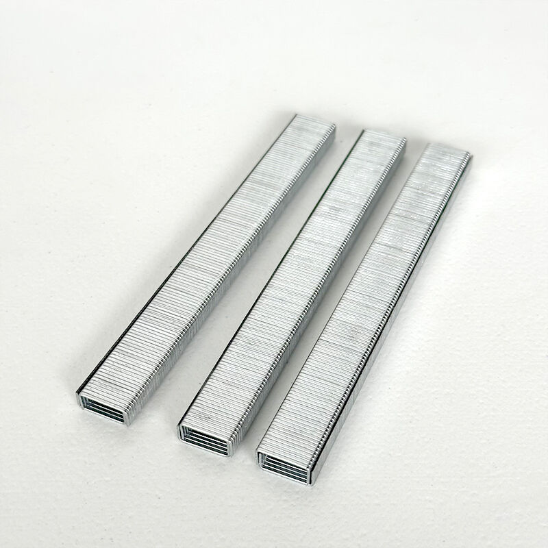 Wejoy Wholesale Metal Fastener U Type Staples 8006 21 Gauge 1/4 Inch Leg Furniture Fixation Upholstery Staples Pneumatic Staple Galvanized Fine Wire Staple