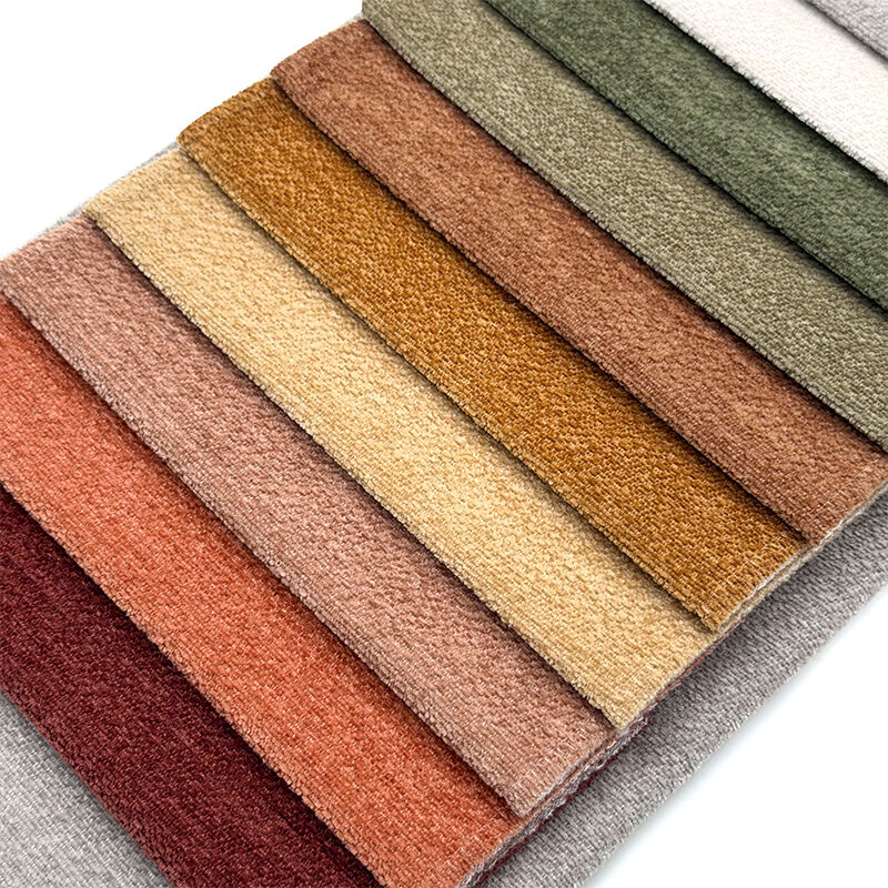 Wejoy 260 g Chenille-Stoff, 100 % Polyester-Bezugsstoff für Sofas und Möbel, weich und strukturiert, breit (150 cm, 280 cm)