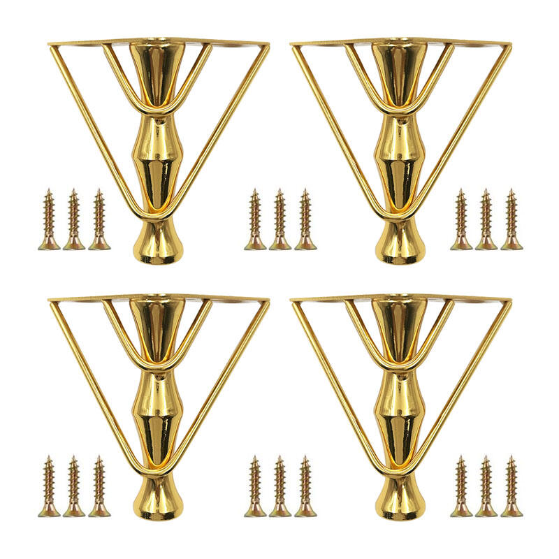 वीजॉय लक्ज़री स्टाइल गोल्ड क्रोम फर्नीचर सोफा लेग्स, कैबिनेट बेड लेग्स, फर्नीचर एक्सेसरीज़